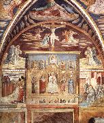 GOZZOLI, Benozzo Madonna and Child Surrounded by Saints sd painting